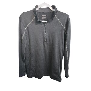 Body Glove Light Weight Quarter Zip Black Jacket Large